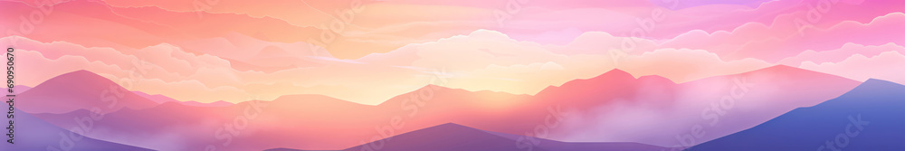 Poster abstract mountains background or pattern, creative web site header or footer template