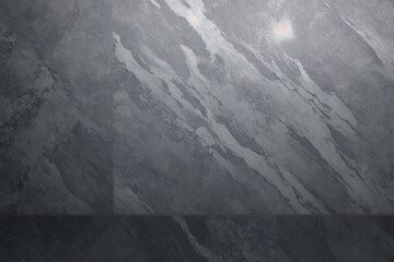 Grey marble texture background pattern. Grey stone surface.  abstract natural marble grey and white. Generative AI