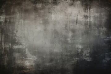 Dark distressed wall grungy background with spotlight background, Generative AI 