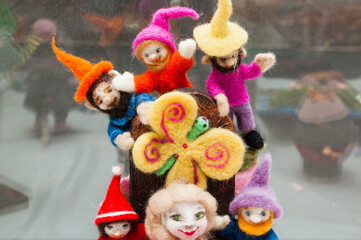 Soft toys of fairy-tale characters. Handmade soft toys in the shape of people.