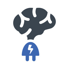 Brain Energy Icon