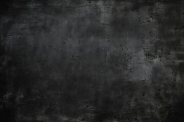 Black wall grunge background, Generative AI 
