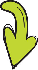 Doodle Arrow Illustration
