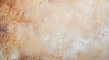 old plaster cement wall, beige abstract background. marble texture. Generative AI.