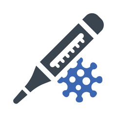 Obraz premium Virus Fever Icon