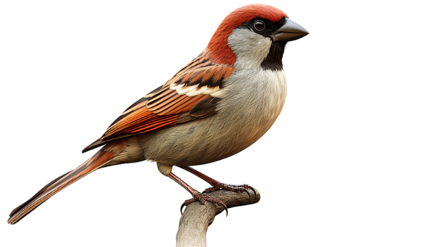 3D Sparrow PNG / Transparent