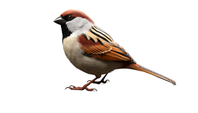 3D Sparrow PNG / Transparent