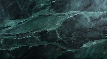 Patterned natural of dark green marble texture for design. Generative AI. - obrazy, fototapety, plakaty
