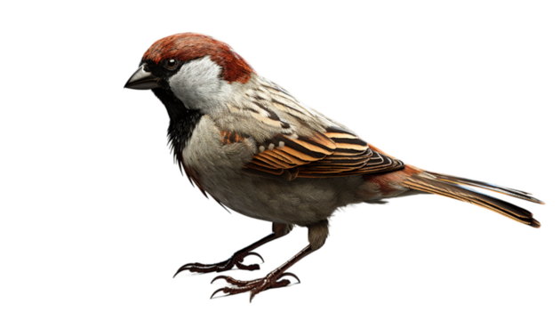 3D Sparrow PNG / Transparent