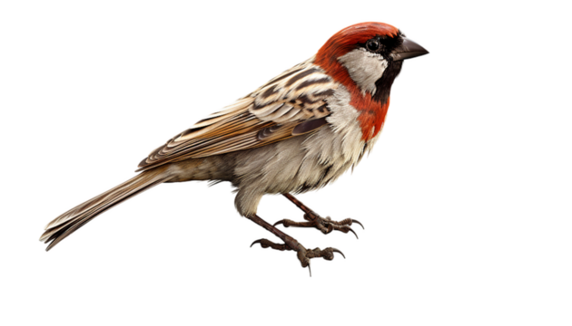 3D Sparrow PNG / Transparent - Powered by Adobe