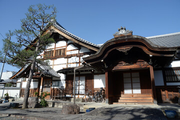 Fototapeta premium 阿弥陀寺 庫裏と玄関 京都市上京区