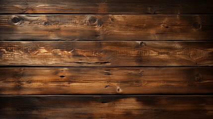 Surface of the old brown wood texture. Old dark textured wooden background. AI generate