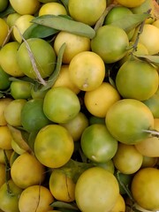 Heap of Lemons in a Local Market. 