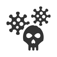 Virus Death Icon