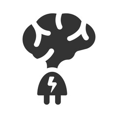 Brain Energy Icon