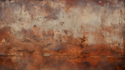 Rusty panel grunge background texture. Generative AI.