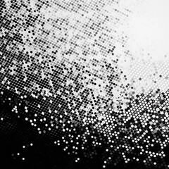Black and White Dot Matrix Theme Backdrop