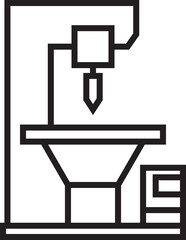 Cnc Machine Icon
