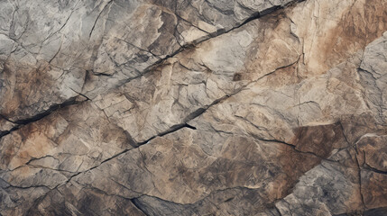 A close up of a rock grey brown rock texture with cracks, abstract background design