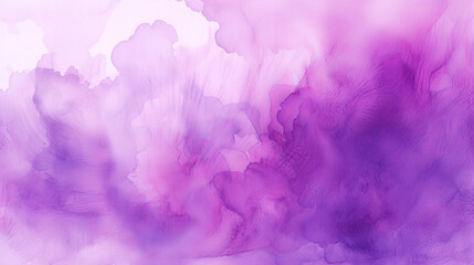 Fototapeta premium A abstract bright purple and white watercolor background design, looks like smoke