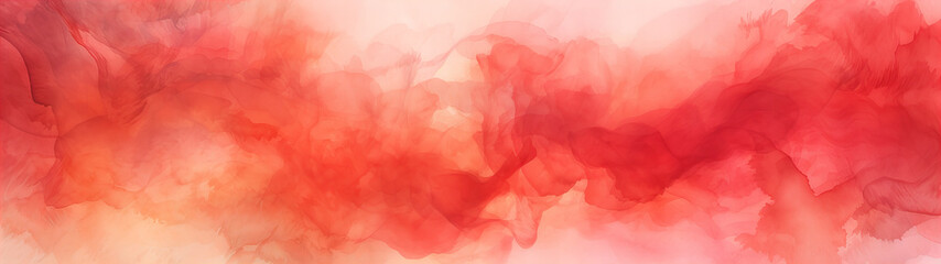 Obraz premium A abstract designed dark red and white watercolor background banner