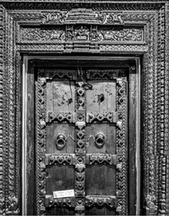 old door in the church