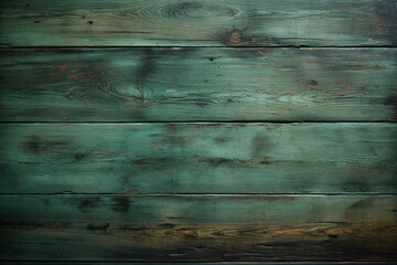 Timeber green wooden vintage texture and background copy space, ai generative