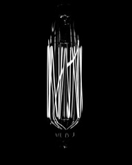 A Lighted Bulb in Dark 