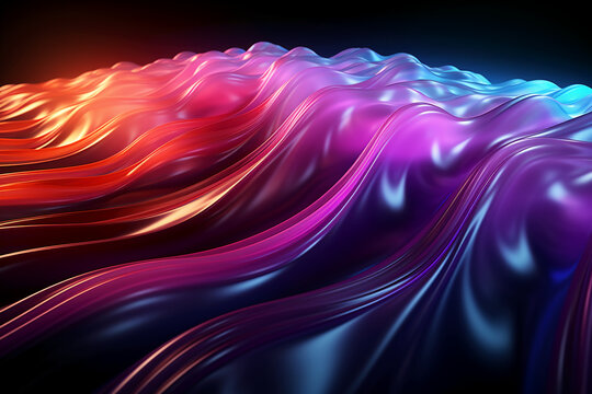 brightly glowing background with colorful lights, in the style of colorful animation stills, light navy and light magenta, light sky-blue and silver, aurorapunk, gabriel dawe, ai generative