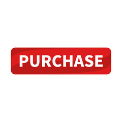 Purchase Button In Red Rectangle Shape For Sale Promotion Business Information Marketing Social Media
