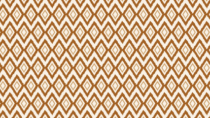 Minimal diamond pattern Ethnic decorative illustration with geometric ornaments woven weave pattern for fabric home wear carpets background surface design packaging Vector