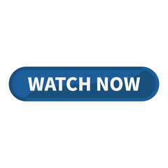 Watch Now Button In Blue Rounded Rectangle Shape For Promotion Business Marketing Social Media Information
