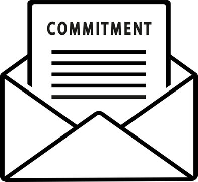 vector illustration of business message on transparent background