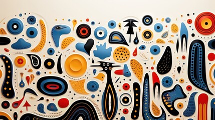 Discover the Beauty of African Folk Art-inspired Abstract Patterns as Stunning Backgrounds
