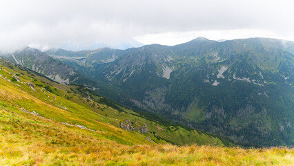 Fototapeta premium mountain view panorama landscape Poland Zakopane