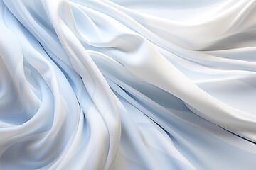White Silk Texture - Soft Fabric - AI Generated