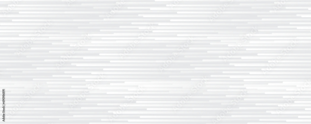 Poster white geometric abstract background overlap layer on bright space with horizontal rounded lines deco