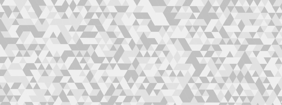 Seamless geometric pattern square shapes low polygon backdrop background. Abstract geometric wall tile and metal cube background triangle wallpaper. Gray and black polygonal background.