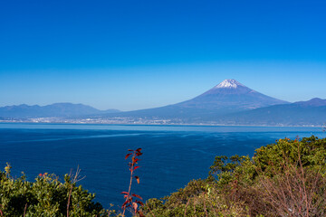 西伊豆・富士山と駿河湾を望む