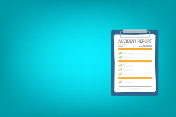 Accident report form	