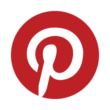 pinterest logo vector icon
