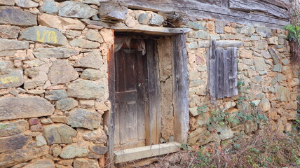old wooden door