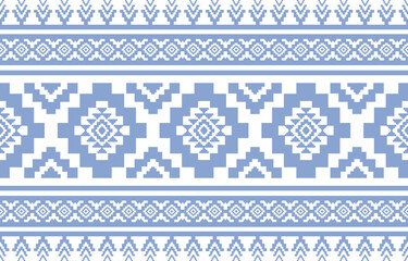 Ethnic geometric pattern Native American Navajo tribal motif design