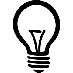 Outline Light Bulb