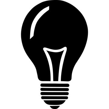 recommend clip art: Black Light Bulb