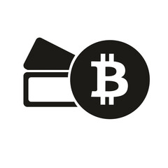 bitcoin Hardware wallet symbol icon pictogram button security finance