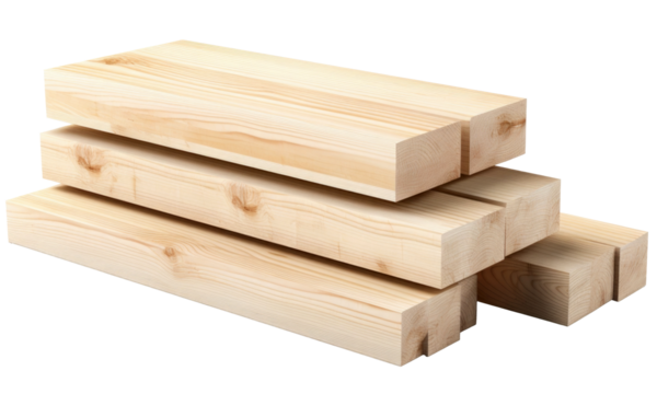 Isolated  wood boards isolated on transparent background 