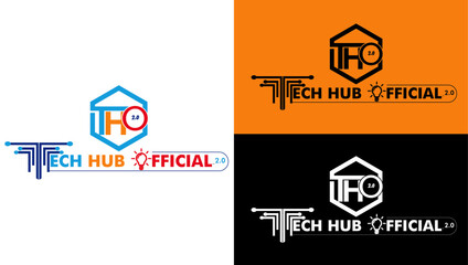 technology logo, tech logo, logo design, idia logo, official logo, 