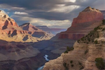 mage of the Grand Canyon in the USA, realistic, detailed, high resolution-