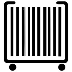 Barcode with a shopping cart
